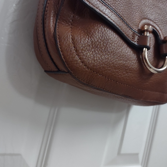 Vince Camuto Brown  pebbled leather  crossbody / Purse - Picture 6 of 16